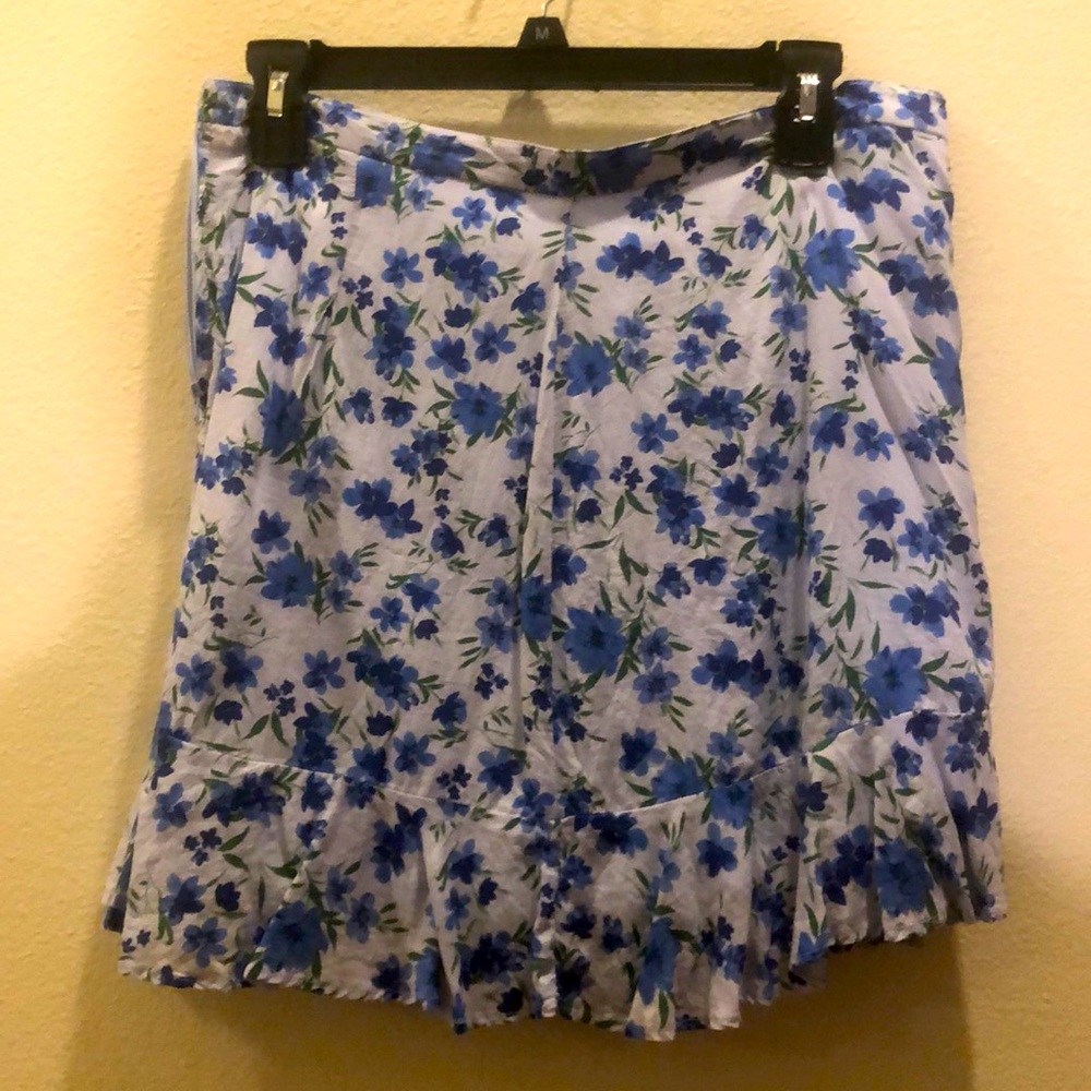 Blue flower skirt